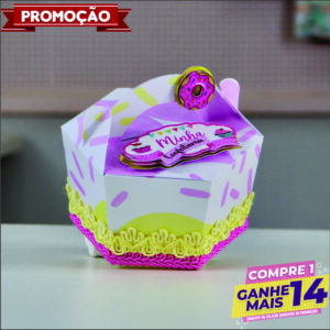 Arquivo Digital Caixa Sextavada Confeitaria