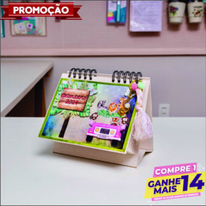 Arquivo Digital Calendário Safari Rosa