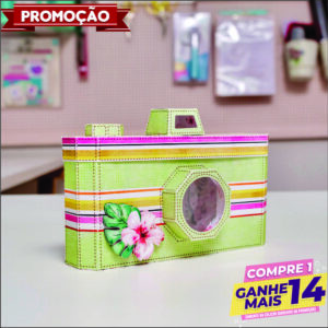 Arquivo Digital Máquina Fotográfica Safari Rosa