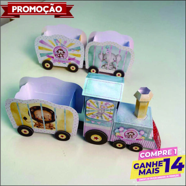 Arquivo Digital Trenzinho Circo Rosa